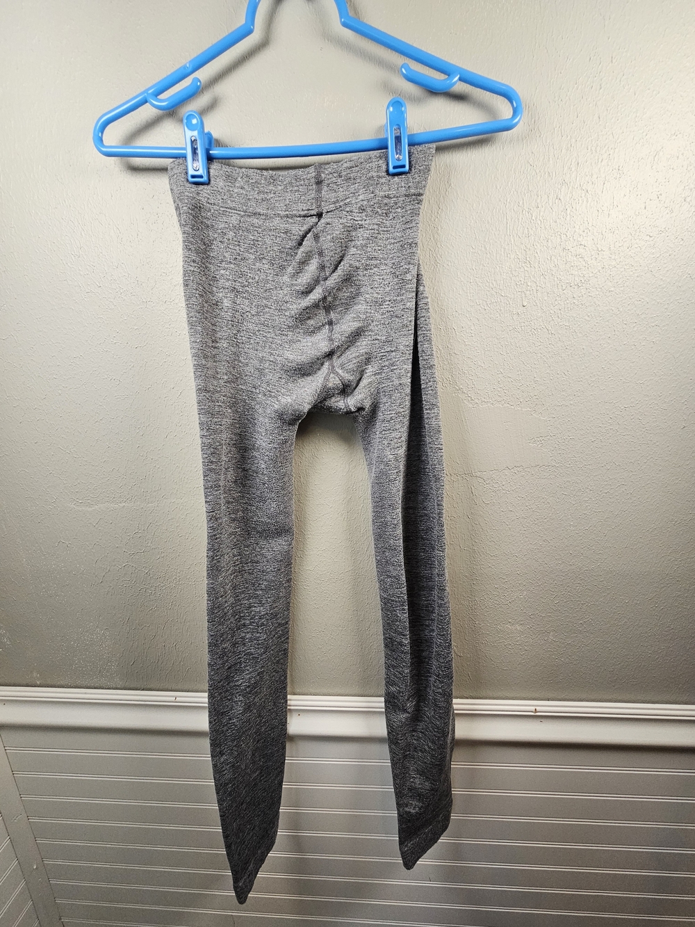 Gray Womens  Stretch Lined  Leggings,Very Warm